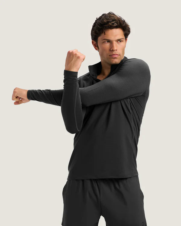 Pull zippé ajusté de performance